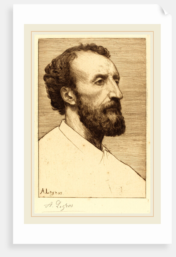 Jules Dalou, 2nd plate by Alphonse Legros