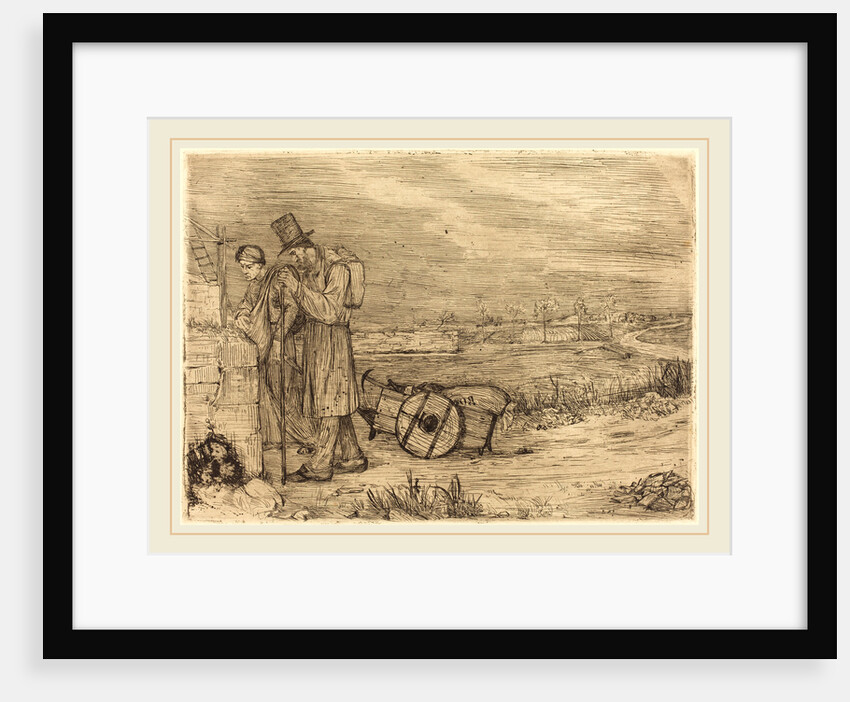 Vagabonds of Montrouge by Alphonse Legros
