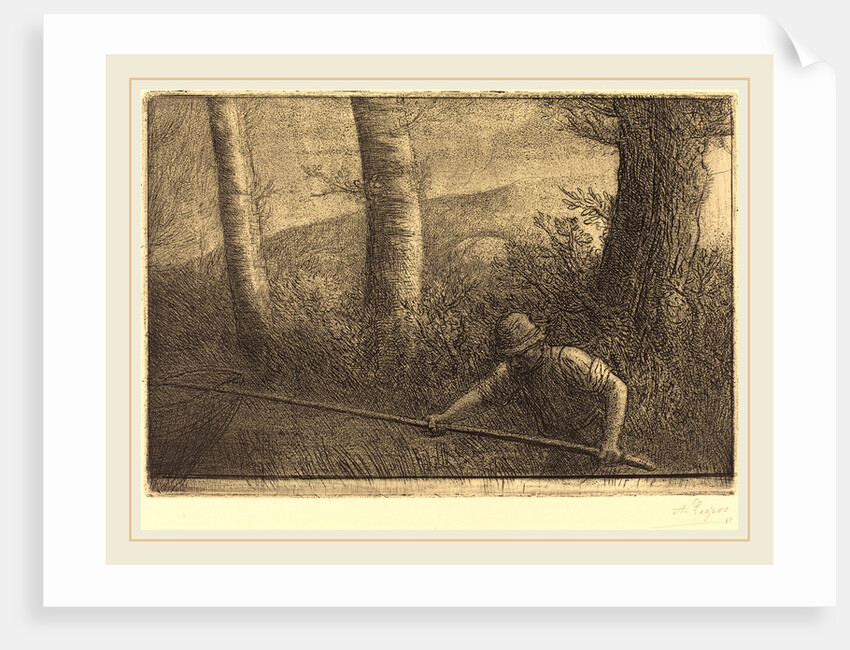 Fisherman with a Hoop-net by Alphonse Legros