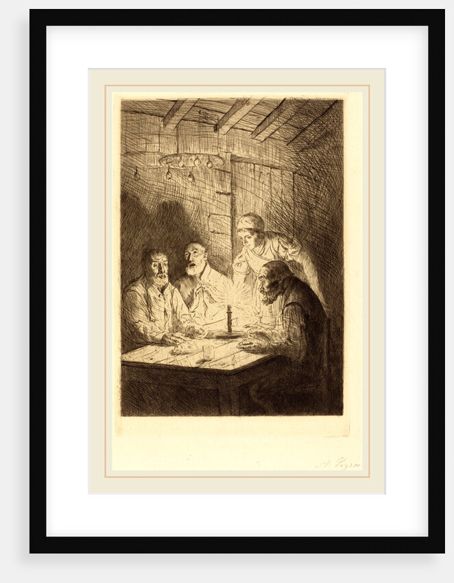Supper of the Poor by Alphonse Legros