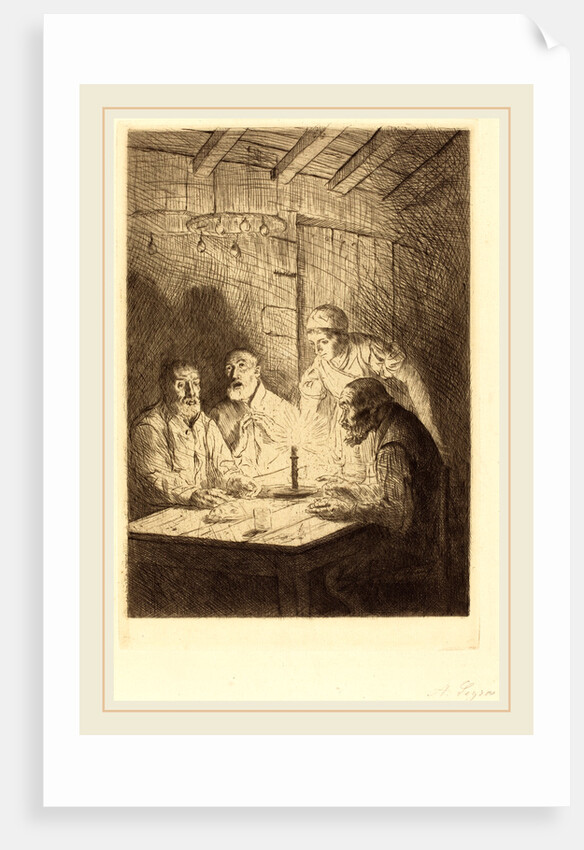 Supper of the Poor by Alphonse Legros