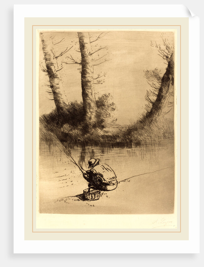 Angler by Alphonse Legros