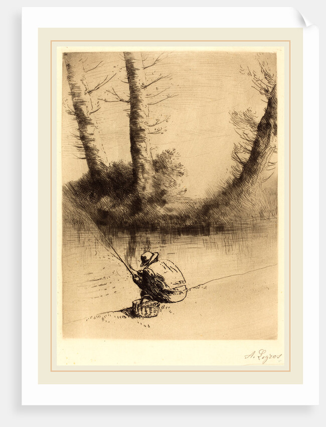 Angler by Alphonse Legros