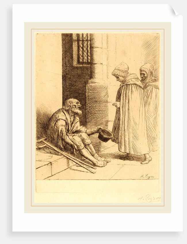 Charity by Alphonse Legros