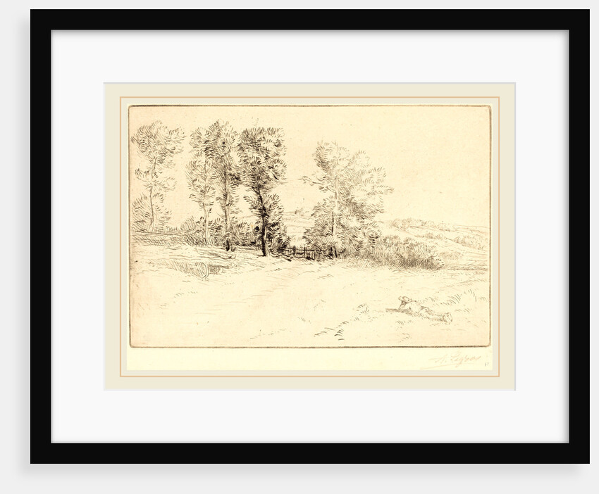 Meadow in Sunshine by Alphonse Legros