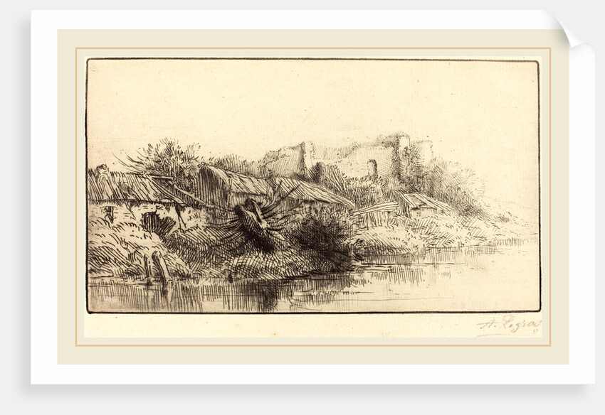 Abandoned Village by Alphonse Legros
