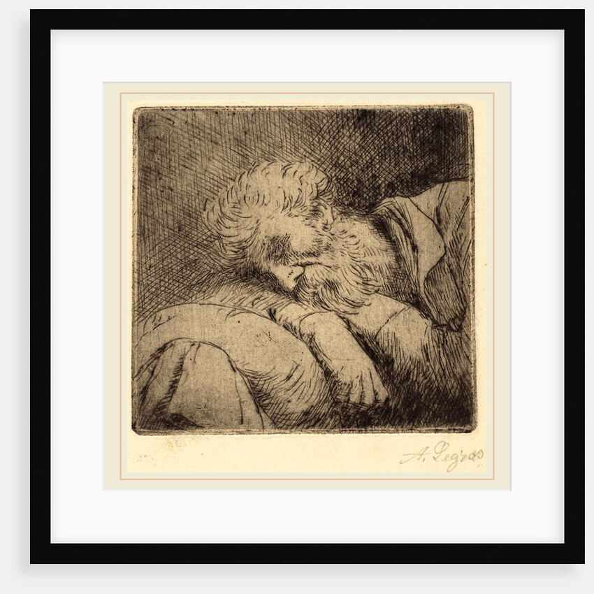Sleeping Beggar by Alphonse Legros