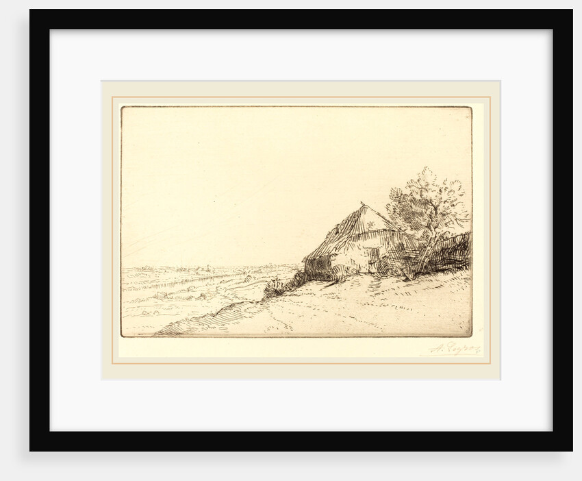 Hovel on a Hillside by Alphonse Legros