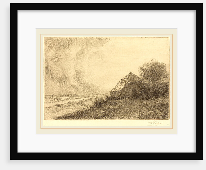 Hovel on a Hillside by Alphonse Legros