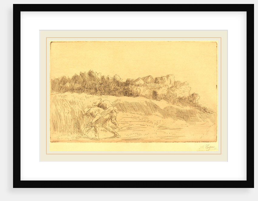 Harvesters (Les moissoneurs) by Alphonse Legros