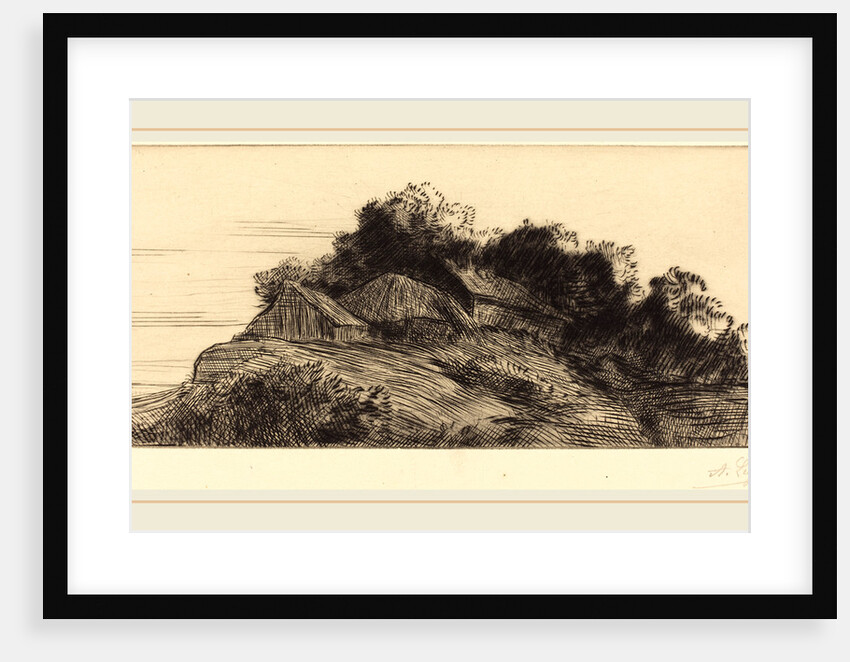 Landscape by Alphonse Legros