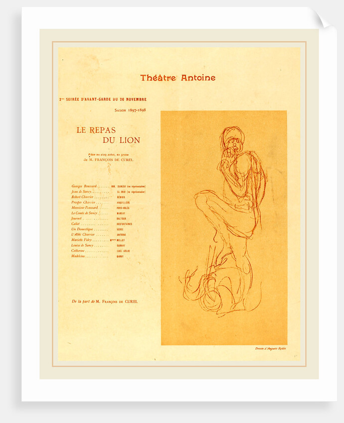 Le Repas du lion, 1897 by Anonymous