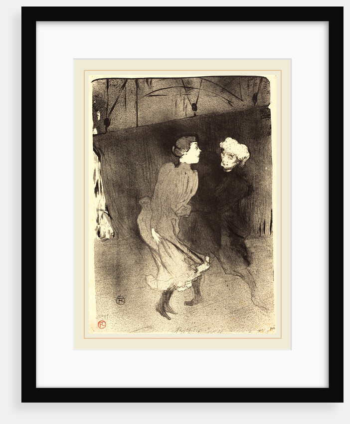 Dress Rehearsal at the Folies-Bergere, 1893 by Henri de Toulouse-Lautrec