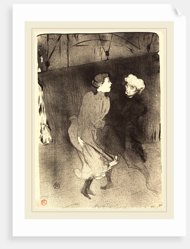 Dress Rehearsal at the Folies-Bergere, 1893 by Henri de Toulouse-Lautrec