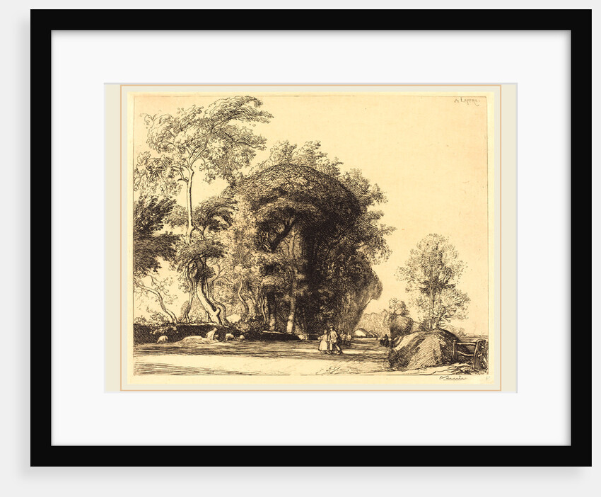 Path from St.-Gilles, St.-Jean-de-Monts, 1911 by Auguste Lepère