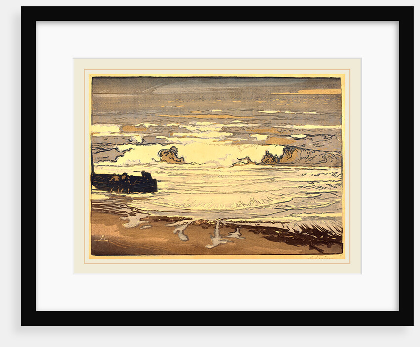 Unfurled Waves, Flood of September 1901, 1901 by Auguste Lepère