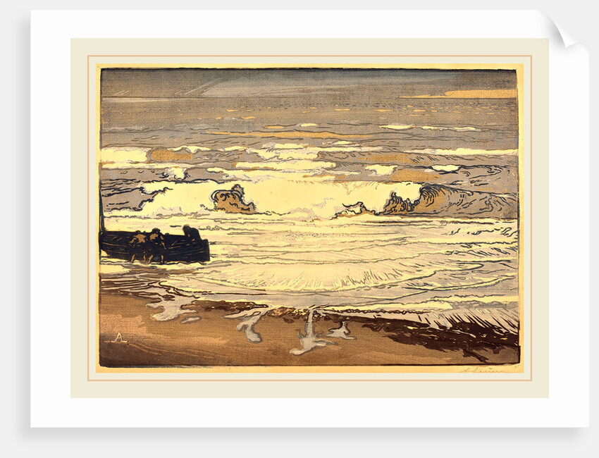 Unfurled Waves, Flood of September 1901, 1901 by Auguste Lepère