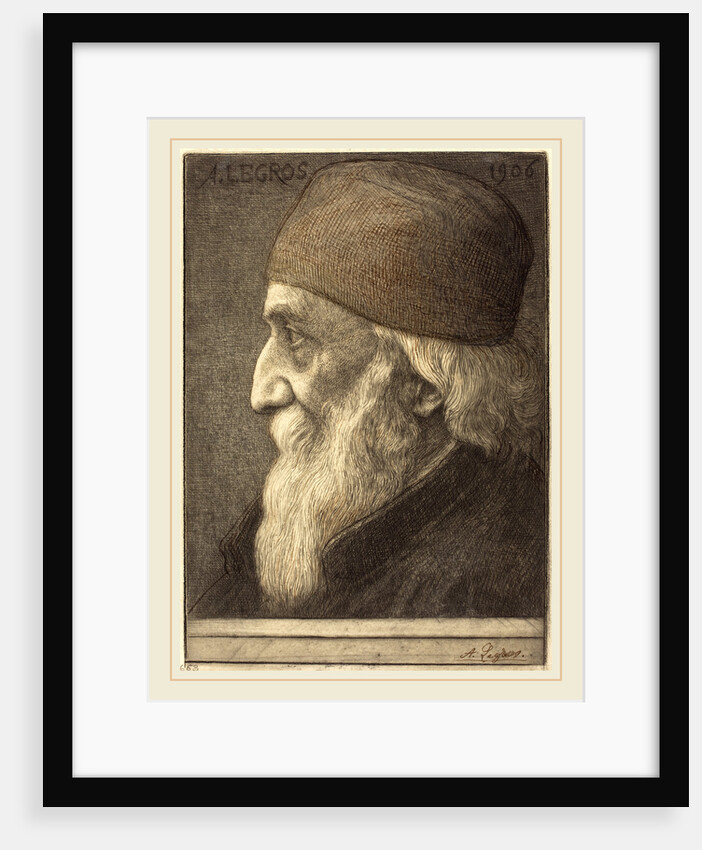 Self-Portrait, 13th plate, 1906 by Alphonse Legros