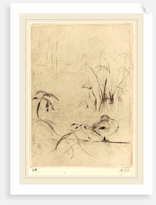 Ducks at Rest on the Bank by Berthe Morisot