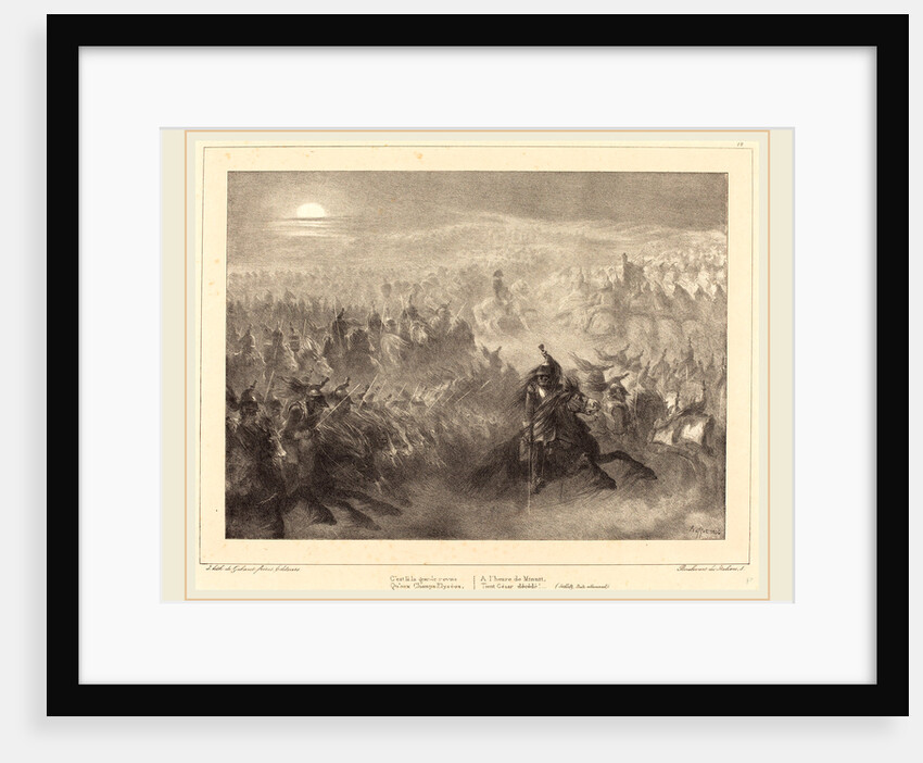 Nocturnal Review, 1836 by Auguste Raffet