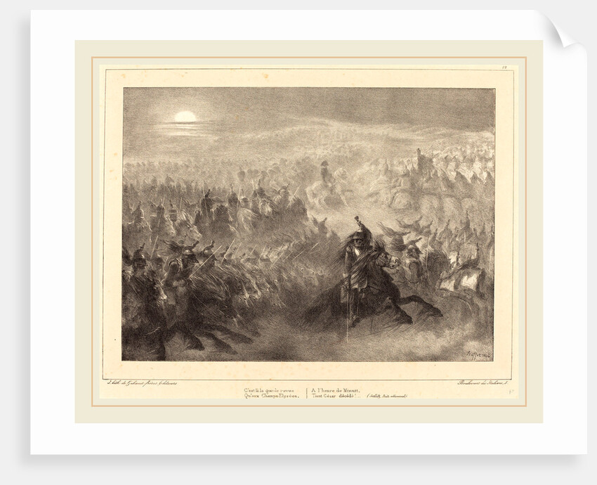 Nocturnal Review, 1836 by Auguste Raffet