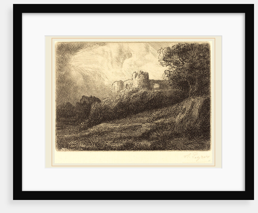 Landscape by Alphonse Legros