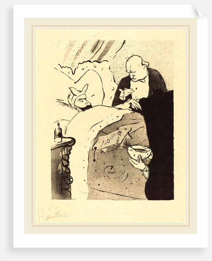 Sick Carnot!, 1893 by Henri de Toulouse-Lautrec