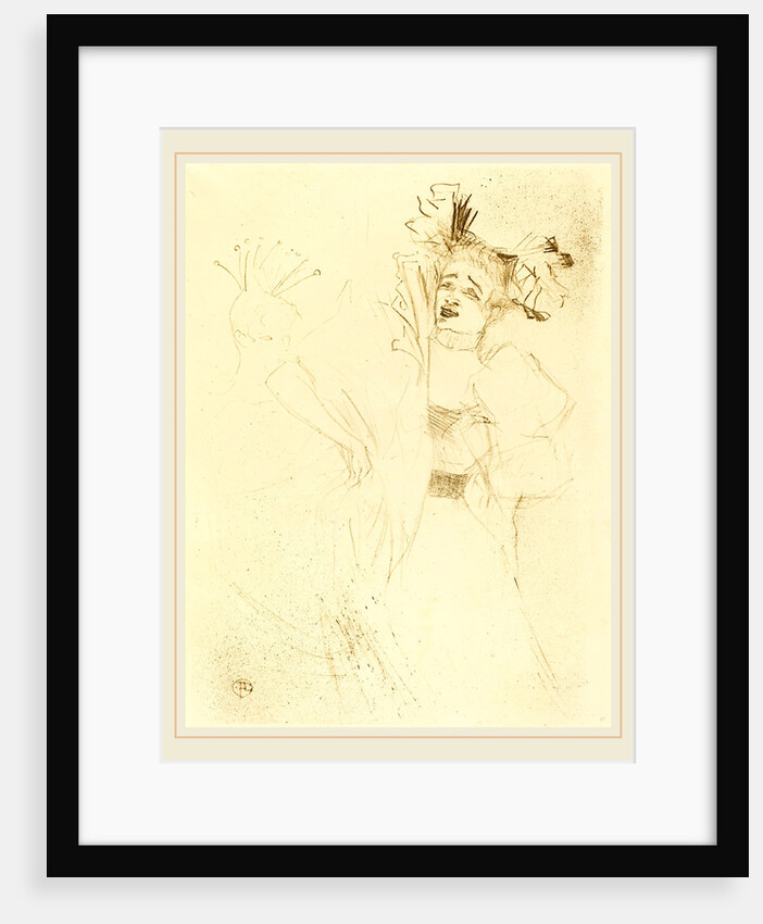 Lender Full Face in Chilperic, 1895 by Henri de Toulouse-Lautrec