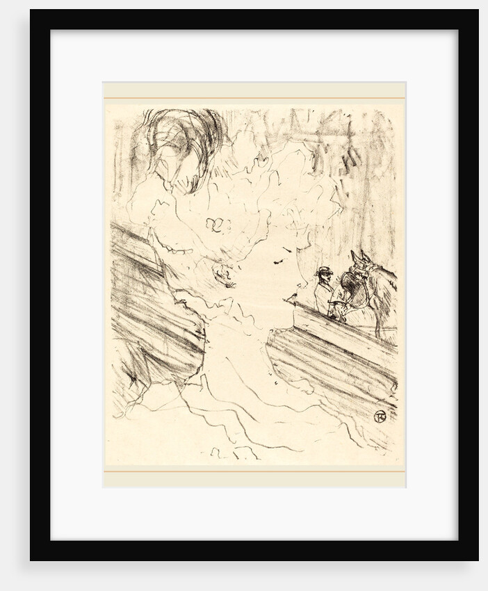 Emilienne d'Alençon, 1896 by Henri de Toulouse-Lautrec