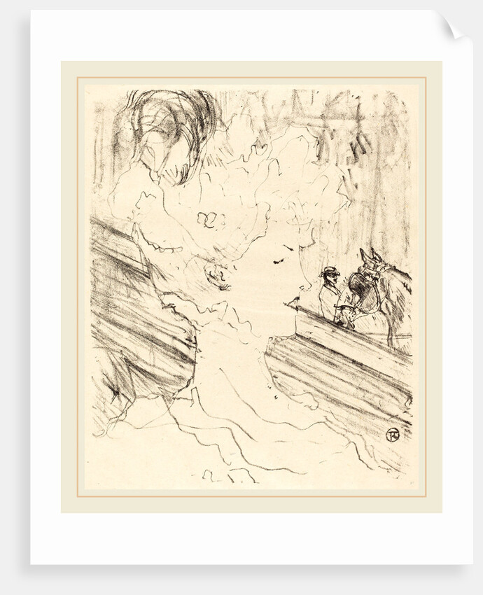 Emilienne d'Alençon, 1896 by Henri de Toulouse-Lautrec