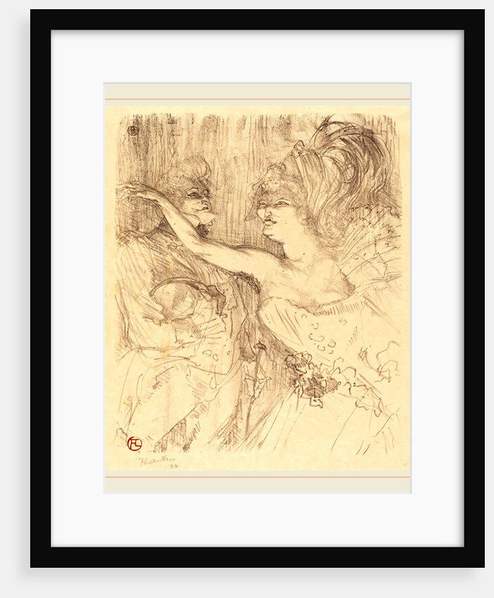 Guy and Mealy in Paris qui marche, 1898 by Henri de Toulouse-Lautrec