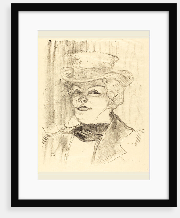 Mme. Réjane, 1898 by Henri de Toulouse-Lautrec