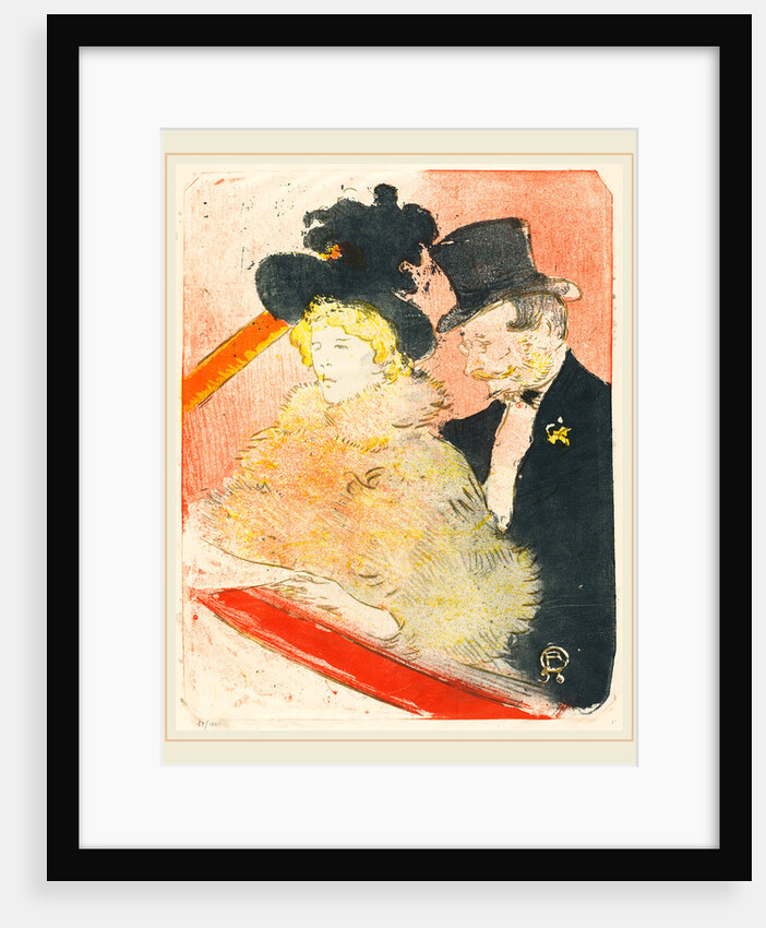 At the Concert, 1898 by Henri de Toulouse-Lautrec