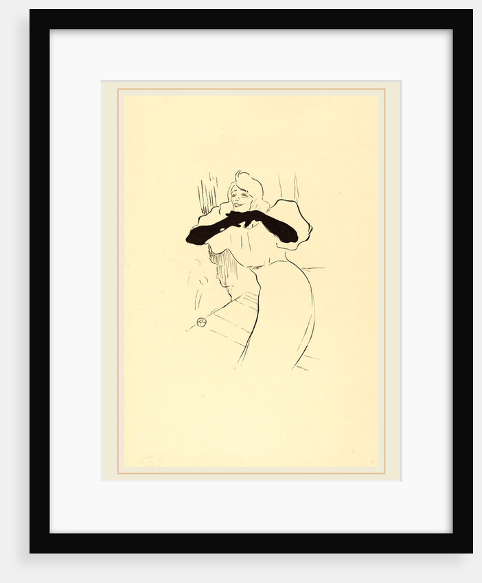 Yvette Guilbert: Linger, Longer, Loo by Henri de Toulouse-Lautrec