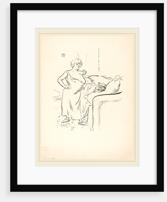 Man and Woman by Henri de Toulouse-Lautrec