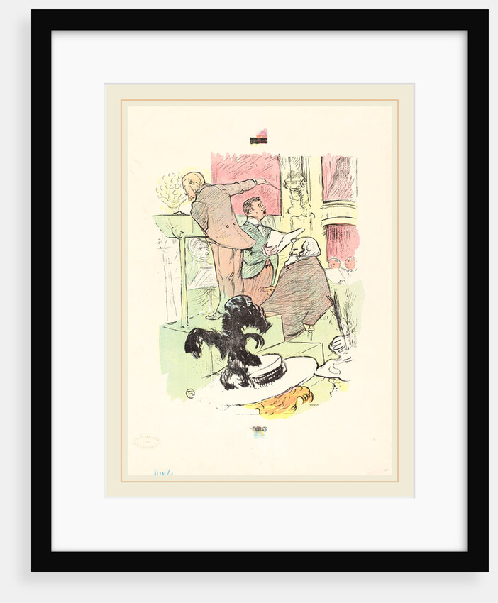 Les grands concerts de l'opera, 1895 by Henri de Toulouse-Lautrec