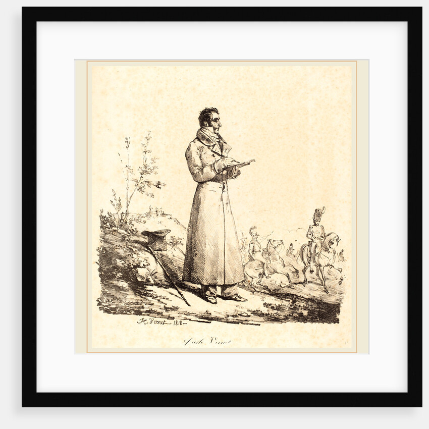 Carle Vernet, Full-Length, 1818 by Horace Vernet