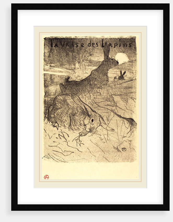 La valse des lapins, 1895 by Henri de Toulouse-Lautrec