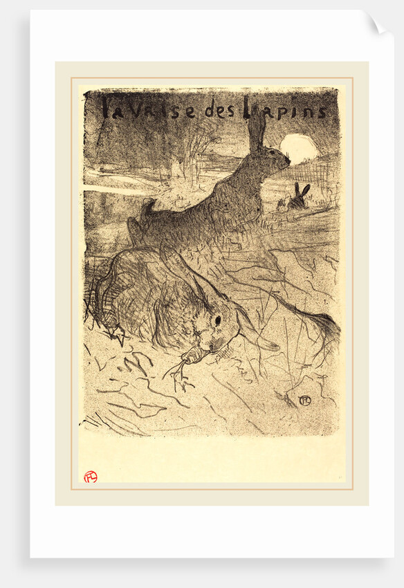 La valse des lapins, 1895 by Henri de Toulouse-Lautrec