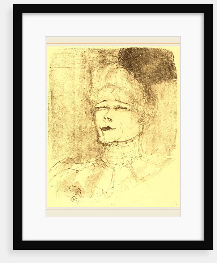 Jeanne Granier, 1896 by Henri de Toulouse-Lautrec