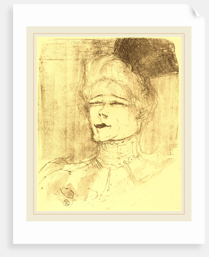 Jeanne Granier, 1896 by Henri de Toulouse-Lautrec