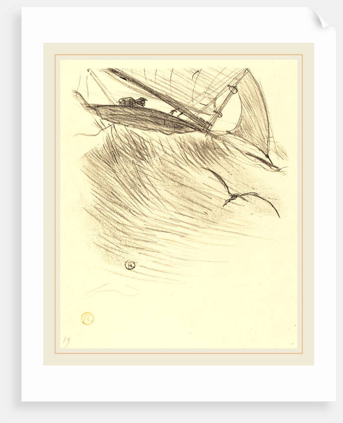 Les hirondelles de mer, 1895 by Henri de Toulouse-Lautrec