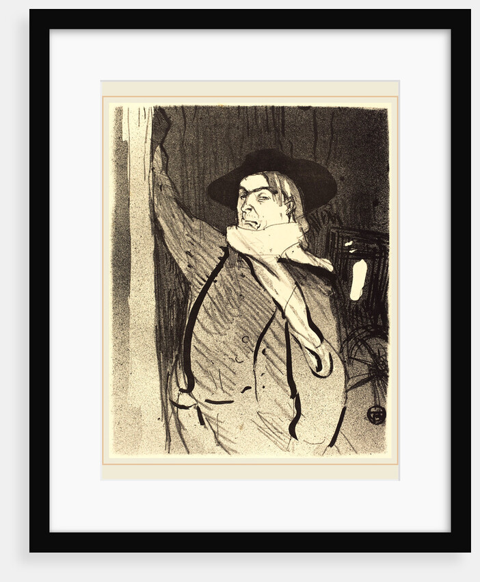 Aristide Bruant, 1893 by Henri de Toulouse-Lautrec