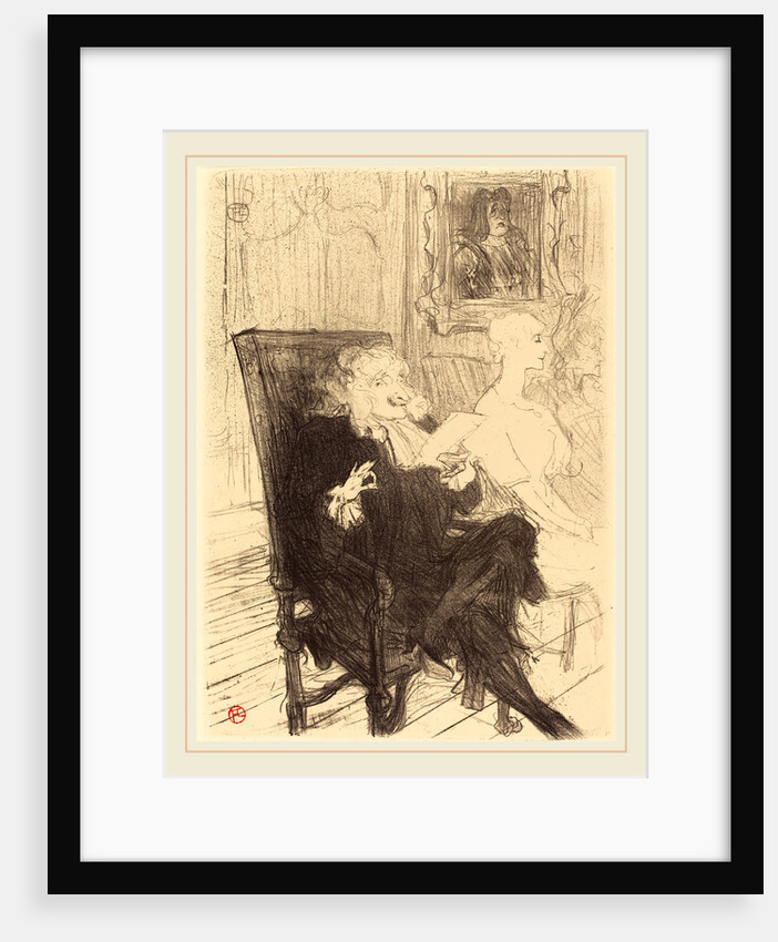 Leloir and Moreno in Les femmes savantes, 1894 by Henri de Toulouse-Lautrec