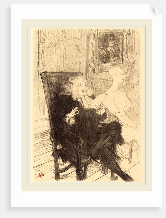 Leloir and Moreno in Les femmes savantes, 1894 by Henri de Toulouse-Lautrec