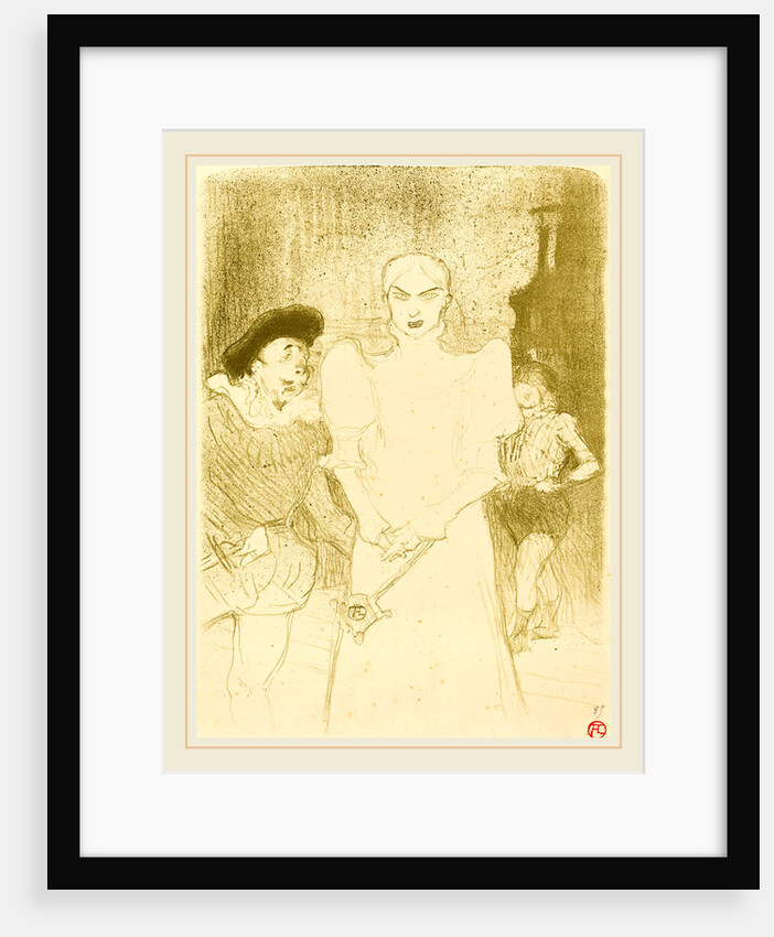 At the Opera: Mme. Caron in Faust, 1894 by Henri de Toulouse-Lautrec