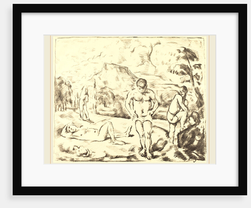 The Bathers by Paul Cézanne