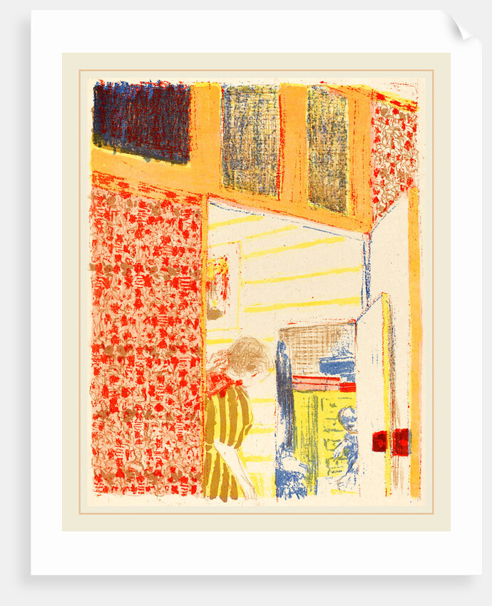 Interior with Pink Wallpaper II, c. 1896 by Edouard Vuillard