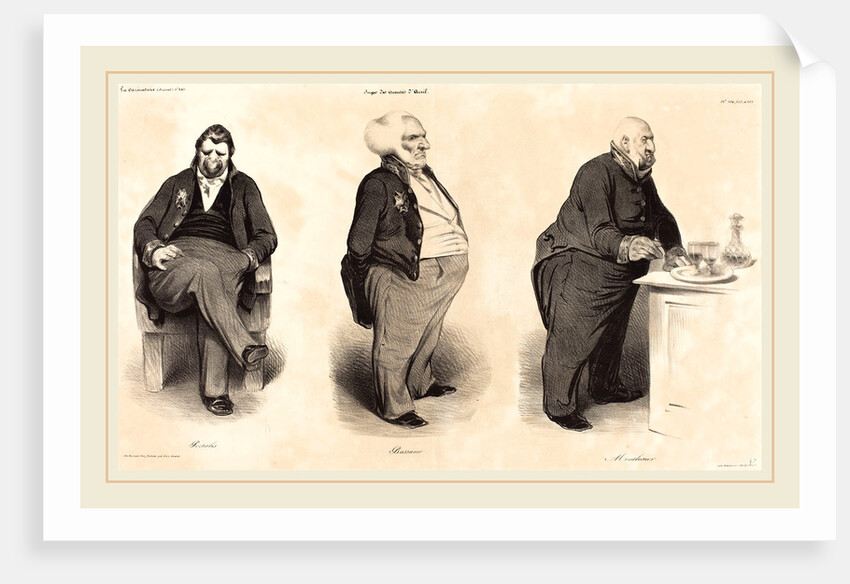 Comte Portalis-Duc de Bassano-Comte de Montlosier, 1835 by Comte Portalis-Duc de Bassano-Comte de Montlosier