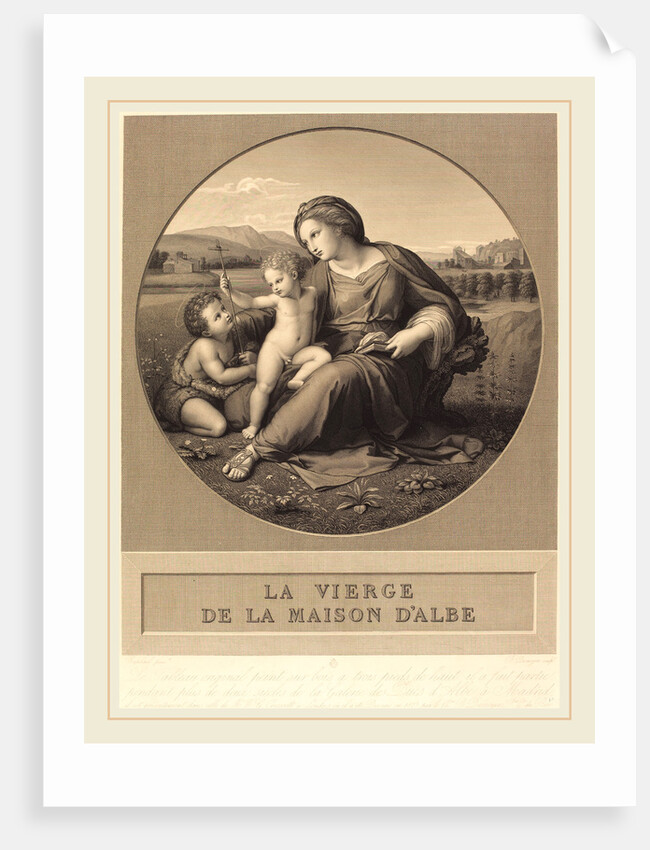 The Alba Madonna by Baron Auguste-Gaspard-Louis Desnoyers